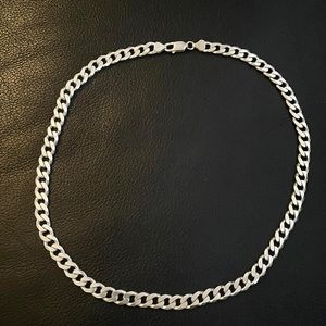 .925 Sterling silver Italian Herringbone necklace